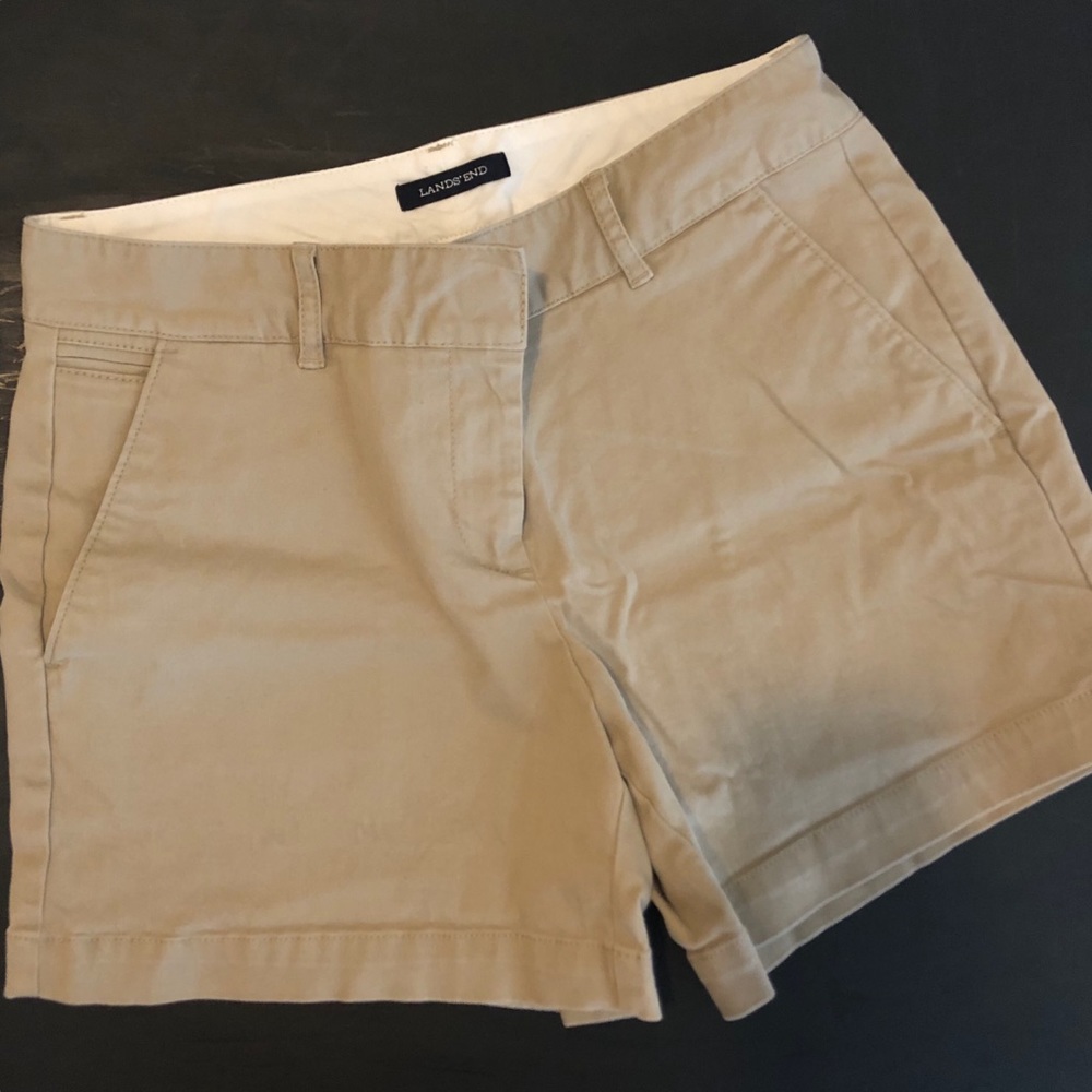Lands End khaki shorts
